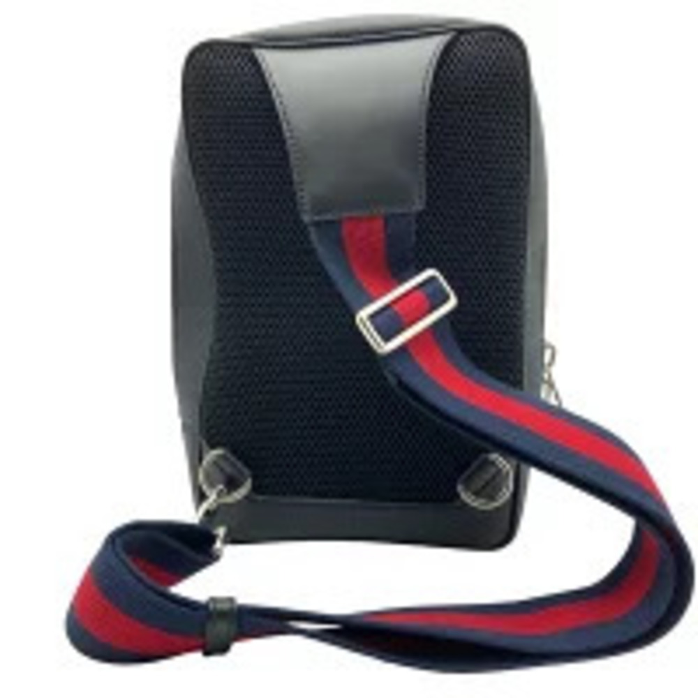 GUCCI Soft GG Supreme Belt Bag Body Bum Crossbody Belt Waist Clutch Black Gray - Picture 2 of 11